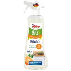 Bild Bio Küchenreiniger - Verschmutzungen, mit Soda und Orangenöl, Vegan - Oragenduft - Sprühflasche - 500 ml