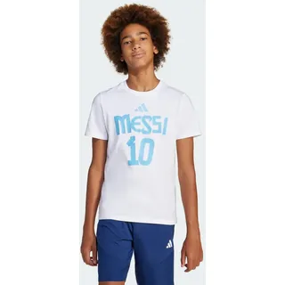 adidas Messi Name&number Graphic Kurzarm-t-shirt - White - 15-16 Jahre