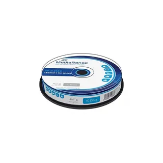MediaRange BD-R 25GB 6-fache Schreibgeschwindigkeit, 10er Pack, MR499