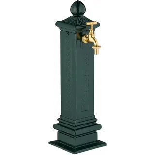 Relaxdays Standbrunnen antik 47 cm dunkelgrün