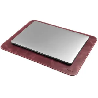 Londo Mauspad aus hochwertigem Rindsleder, feine und haltbare Nähte – Elegantes Aussehen, schlankes Gehäuse