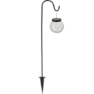 Gartenstecker mit Solar Kugel - Höhe ca. 70 cm - Crackle Light Wegelicht