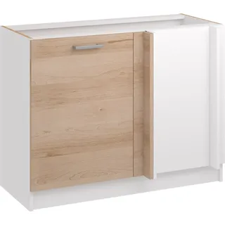 Roe Furniture | Küchenunterschrank 85 cm - Eiche Artisan - Braun - Kücheneckschrank - Ohne Arbeitsplatte - Unterschränke Küche - DPP - Braun