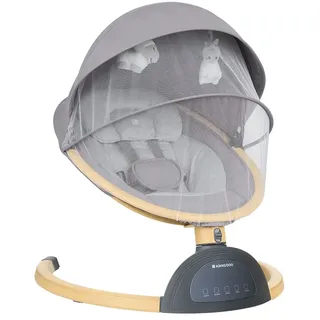 Kikkaboo Ashlee 2025 Elektrische Schaukel Mit Seitwärtsbewegung - Light Grey - One Size