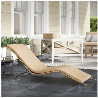Outsunny Sonnenliege 166 x 63 x 76 cm Beige