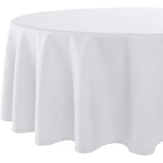 Delindo Lifestyle Tischdecke Wien Home 140 x 180 cm oval Weiß