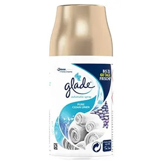 Glade (Brise Automatic Spray Nachfüller, Raumduft, Pure Clean Linen, 2er Pack (2 x 269 ml)