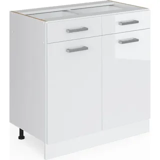 Vicco Schubladenschrank R-Line 80 x 81,6 x 46 cm Weiß