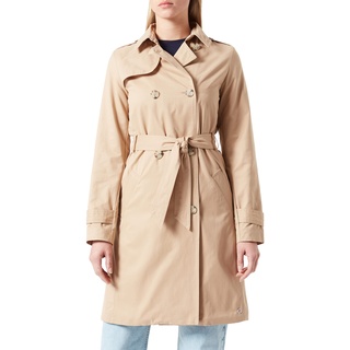 s.Oliver Women's Damen Trenchcoat, Brown, 40