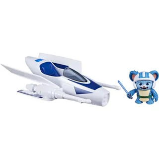Star Wars Jedi Nubs Pilot, Figur mit Schiff, Maßstab 10 cm, Spielzeug für Kinder