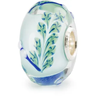 Trollbeads Frühlings Kollektion Blühende Verbindungen 2024 Glasbeads (Blaue Weide TGLBE-20406)