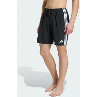 adidas 3-Streifen Badeshorts Black/White M