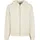 Fluffy Zip Cardigan Beige/Weiß XL