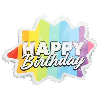 Folat - Pinata Star Regenbogen Geburtstag - 38x28cm