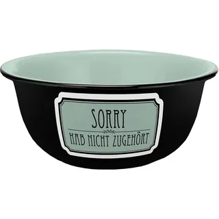 Gedalabels Müslischale Sorry Emaille-Optik 600ml