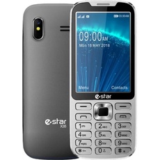 Estar X35 Feature Phone Sidabrinis Dual SIM (3.50", 64 MB, 2G), Tastenhandy, Grau