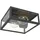 EGLO Außenleuchte Glas Metall L29 H29 B13 1xE27 schwarz
