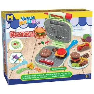 Mac Toys Modelína - hamburger set 4x56g