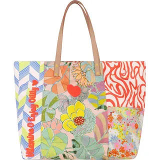 Oilily Stach Shopper Evening Sand Joseba Brick Patchwork - Bunt