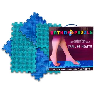Modularer Spielteppich Ortho Puzzle - Gesundheitspfad, Mix