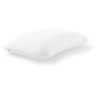 TEMPUR Symphony Schlafkissen Memory Foam, ergonomisches Nackenstützkissen für Rücken- und Seitenschläfer, Liegefühl fest, L (63 x 43 x 14 cm), Weiß