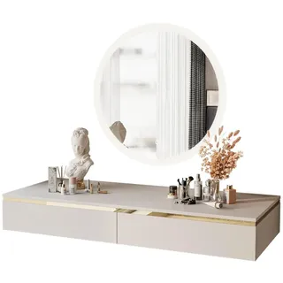 lookway Aurora Hängender Schminktisch Kaschmir mit Spiegel