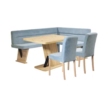 Home Affaire »Laros Sitzgruppe, Eckbank, Stühle, Tisch«, (Set, 4tlg Set), perfekt für Küche, Esszimmer, Wohnzimmer, Bestseller