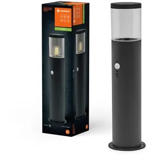 LEDVANCE ENDURA CLASSIC EBRO SEN Außenleuchte, Wandleuchte, dunkelgrau, 49 cm, Edelstahl, einfache & schnelle Installation, IP44, Bewegungsmelder, Tageslichtsensor, Gehäuse aus rostfreiem Stahl