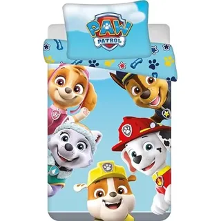 Paw Patrol Bettwäsche Set Rubble Chase Marshall Team 100 x 135 cm