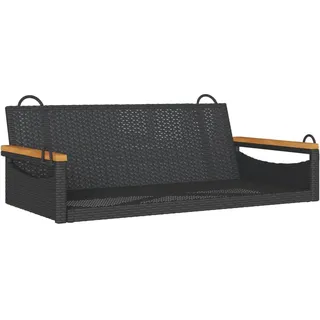 vidaXL Hängebank 100 x 62 x 40 cm Schwarz