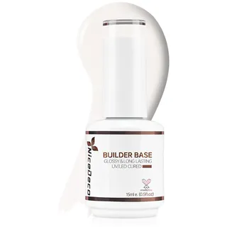Nicedeco Builder Gel in a Bottle - 8 in 1 Quick Building Gel Nagellack UV Builder Base Unterlack Nail Extension Multifunktionales Aufbaugel für Naturnägel und Verlängerung Salon Heim DIY 15ML 08