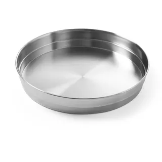 HENDI Bierglasträger, Serviertablett, Gastro Tablett, Biertablett, Geschirrspülmaschinengeeignet, ø320x(H)47mm, Edelstahl