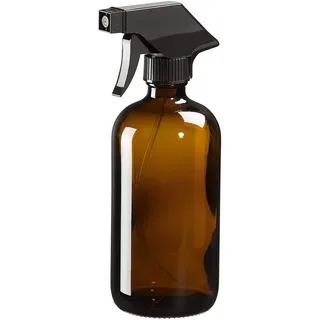 Elliott 480 ml braune Glas-Sprühflasche, hergestellt aus recyceltem Glas und mit einem Sprühmechanismus, ideal für die Reinigung, Bewässerung von Pflanzen und viele andere Anwendungen