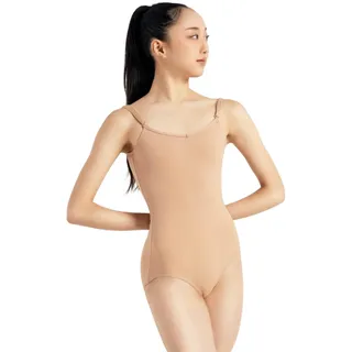 Capezio Damen Camisole Leotard with Adjustable Straps Trikot, Light Suntan, XL