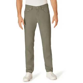 Pioneer Authentic Jeans 5-Pocket-Hose »Leinenhose Rando«, grün