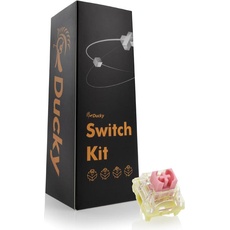 Ducky TTC Gold Pink Switch, mechanisch, 3-Pin, linear, MX-Stem, 37g - 110 Stück, Maus + Tastatur Zubehör, Pink