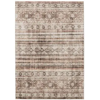 benuta Vintage-Teppich George waschbar 200x300 cm , Kunststoff , Vintage , Rechteckig , 200x300 cm , Oeko-Tex® Standard 100 , in verschiedenen Größen erhältlich, rutschfeste Unterfläche, waschbar , Teppiche und Böden, Teppiche, Vintageteppiche