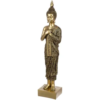 Gilde Buddhafigur »Figur Buddha denkender Buddha goldfarben H. 55 cm«, goldfarben