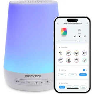 Momcozy Baby, Sound White Noise Machine mit App-Fernbedienung 1 St weiss
