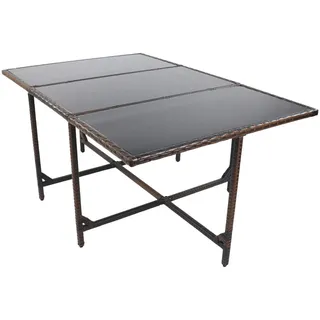 VCM Gartentisch Raloso 170 x 110 x 72 cm Braun