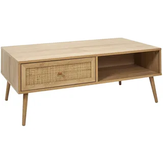 HOME DECO FACTORY Kommode Sideboard 4 Schubladen Holz Weiß