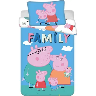 Jerry Fabrics Bettwäsche Peppa Pig 215 Baby 100x135, 40x60 cm