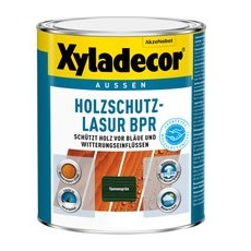 Xyladecor Holzschutz-Lasur BPR Tannengrün  1 l