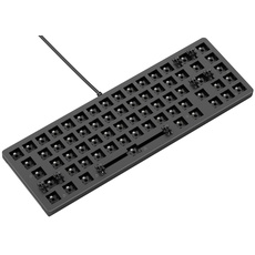 Glorious Gaming GMMK 2 Compact 65% Barebones (Frame Only) – Mechanisches Gaming-Tastaturgrundgerüst, Kompakt-TKL (65%), Aluminium, individuell anpassbar, RGB, Amerikanisch/ANSI Layout - Schwarz