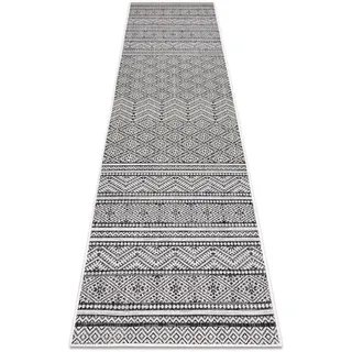 rugsX Teppich Sion 70/300 cm , Schwarz , Textil , Rechteckig , 70x300 cm , Teppiche und Böden, Teppiche, Teppichläufer, Küchenteppiche