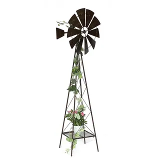 DanDiBo Ambiente Windrad 170 cm Braun