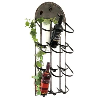 DanDiBo Ambiente Weinregal 31 x 84 x 17 cm Bronze