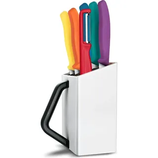 Victorinox Messerblock-Set mit Messer Swiss Classic 7-teilig - Weiß