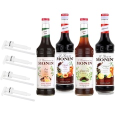 Monin Tea/Tee Probierpaket 4 x 0,7 l, inkl. 4 Pumpen