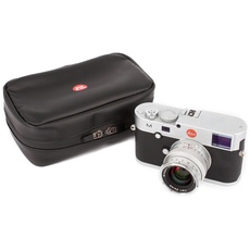 Pig Iron Luxuriöse Kameratasche für Leica M Kamera und Objektiv. Kompatibel mit Leica M11, M10, M240, M262, M9, M8, M7, M6, M5, M4, M3, M2. Summicron Entfernungsmesser-Tasche, anthrazit, Kameratasche